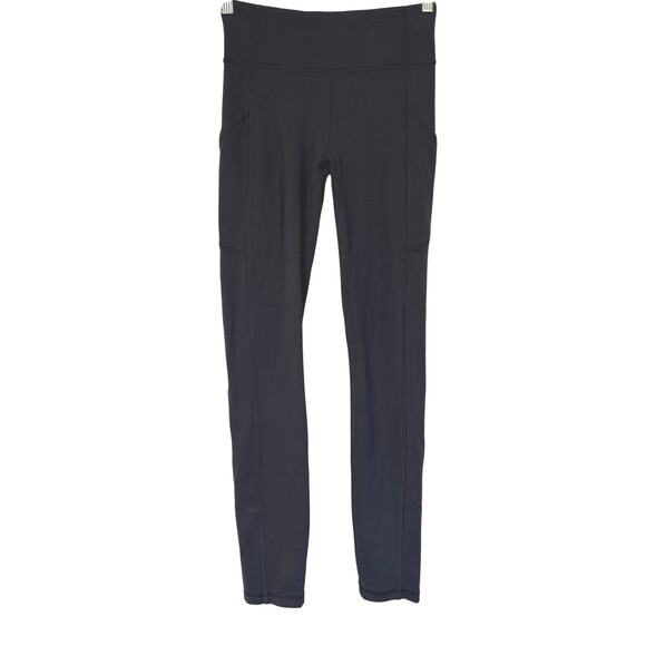 Lululemon Invigorate High-Rise Tight with Pockets in Black Everlux Sz 4 *W5CQFS - Picture 2 of 10